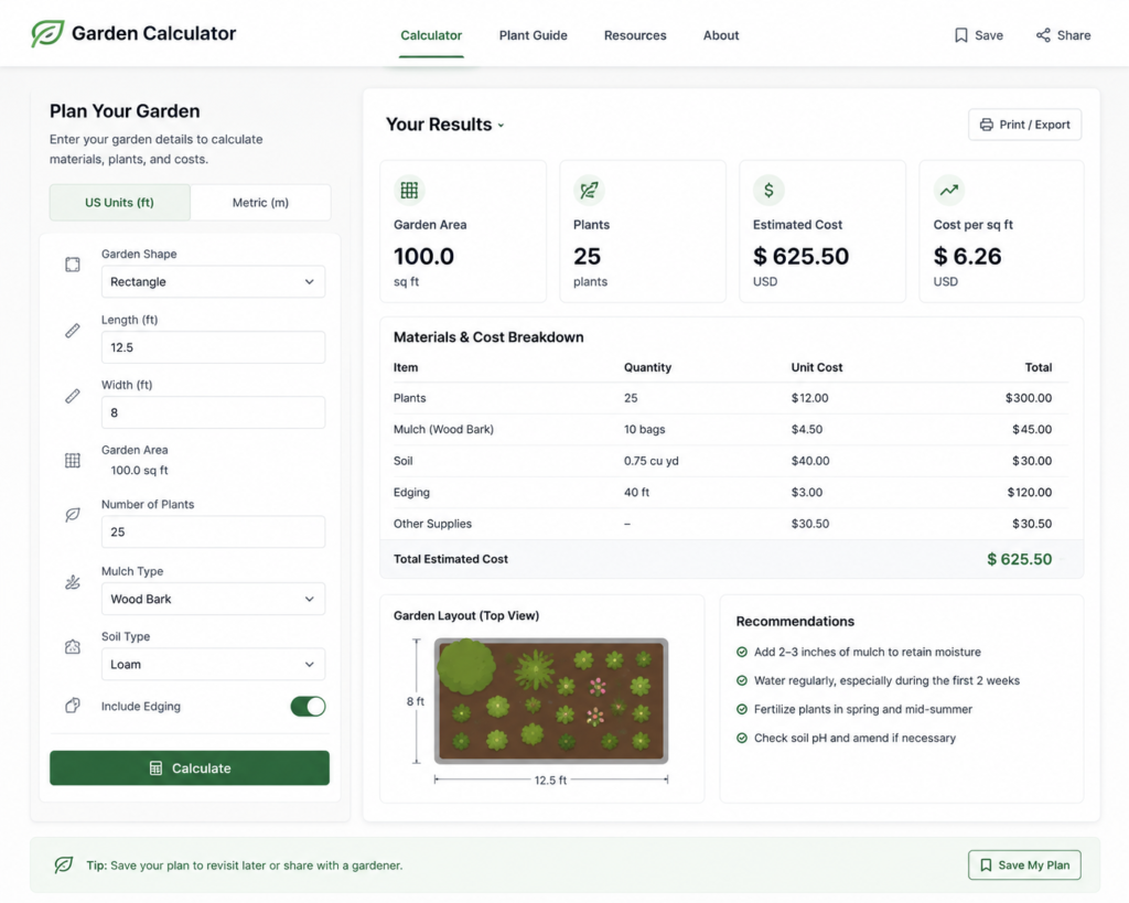 Grow Garden Calculator
